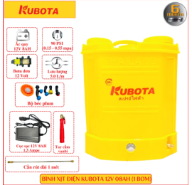 Bình xịt điện Kubota 20 Lít