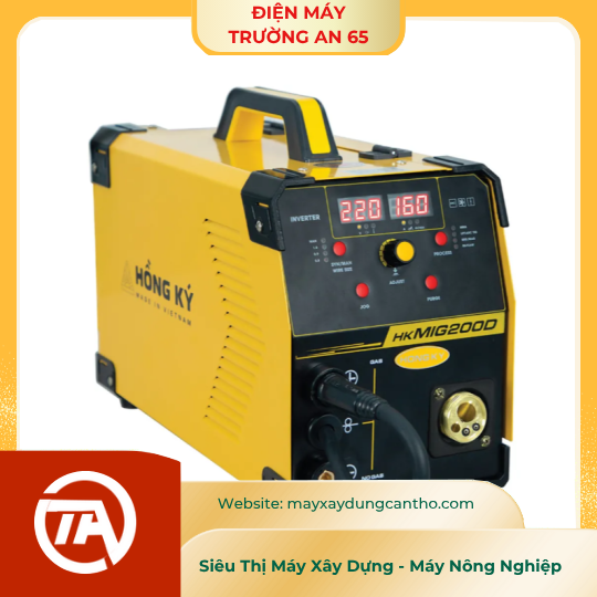 Máy hàn MIG không dùng khí đa năng Hồng Ký Master digital HKMIG200D