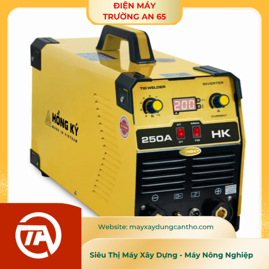 Máy hàn TIG DC que Hồng Ký Master HKTIG250A