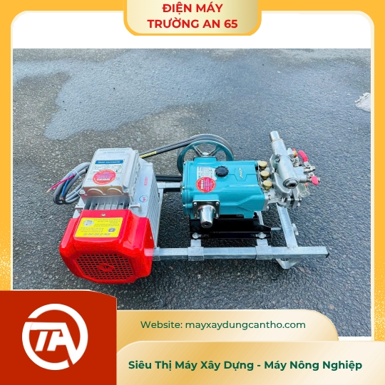 Bộ nén xịt rửa cao áp chạy động cơ điện