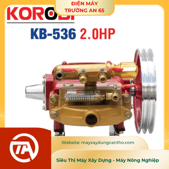 ĐẦU BƠM CAO ÁP KOROBI KB-536 (2HP, Tự động)