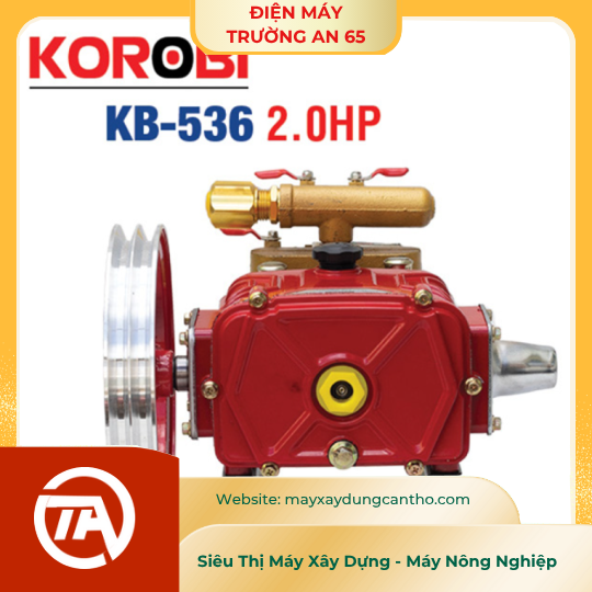 ĐẦU BƠM CAO ÁP KOROBI KB-536 (2HP, Tự động)