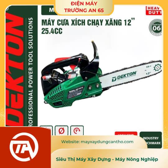 Máy cưa xích chạy xăng DEKTON DK-CX12