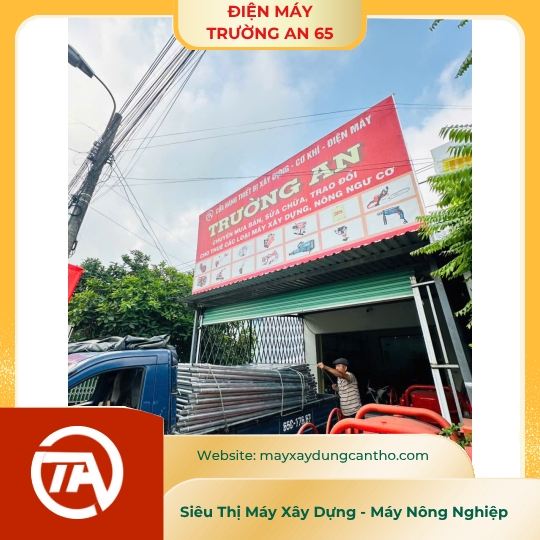 Cối trộn bê tông 1/2 bao TRƯỜNG AN